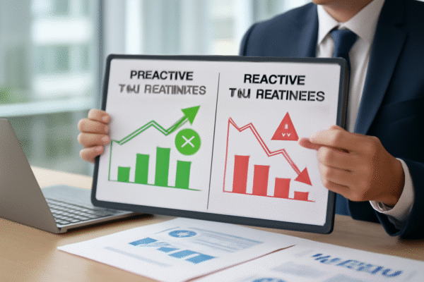 The Proactive vs. Reactive Tax Strategy: How Much Money Are You Leaving on the Table?